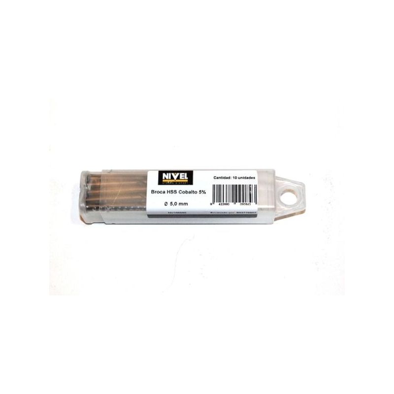 BROCA MET RECT HSS 05,00MM 052/086 MM 338N 5%COB DOR 135§ NI