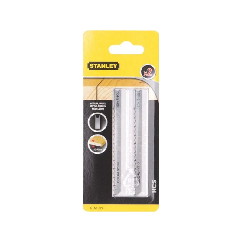 HOJA SIERRA CALAR MAD/AGLO L75MM VAST.&quot;U&quot; C/RECTO STANLEY 2