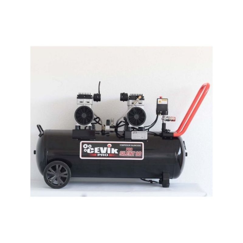 COMPRESOR SILENCIOSO 80LT 3HP 8 BAR PR806SILENT CEVIK