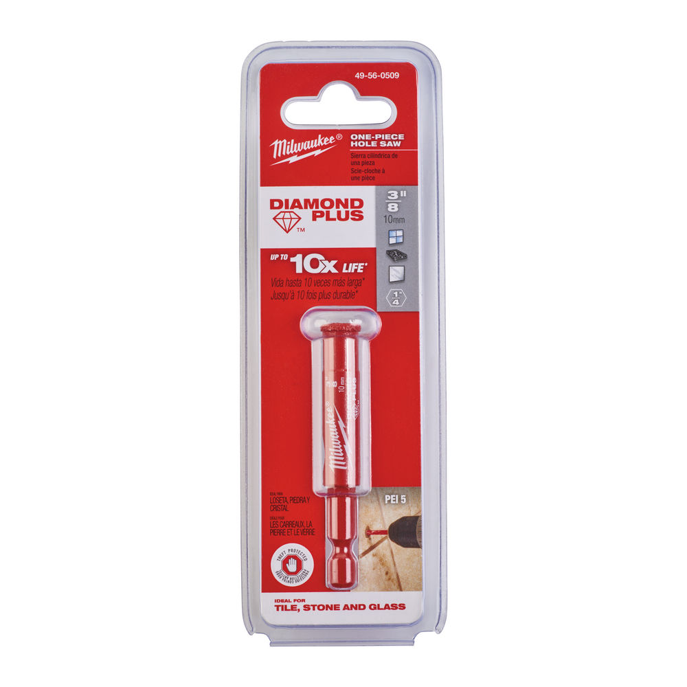 Diamond Plus™ Seco o Húmedo de 10mm 1/4&quot;Hex.
