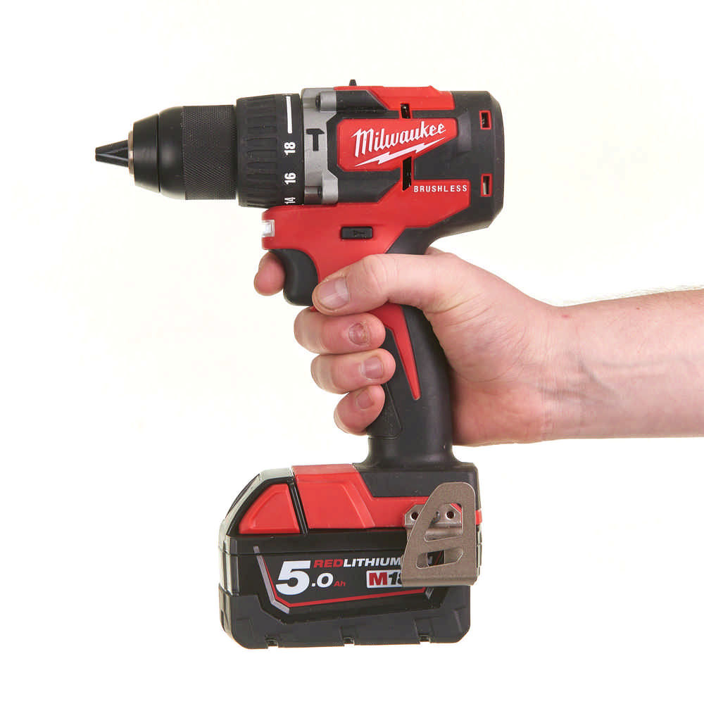 Taladro percutor M18 Brushless SIN ESCOBILLAS 18v, 60Nm, 0-550/0-1800rpm,
