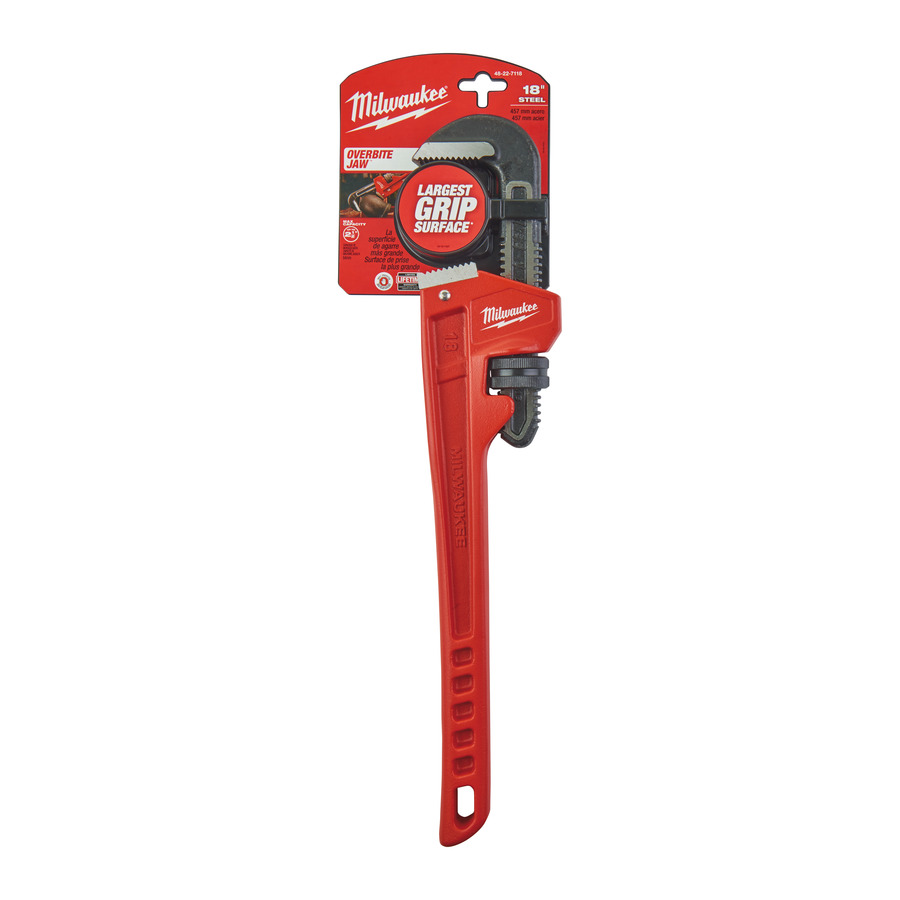 LLAVE STILSON ACERO MILWAUKEE 18&quot;