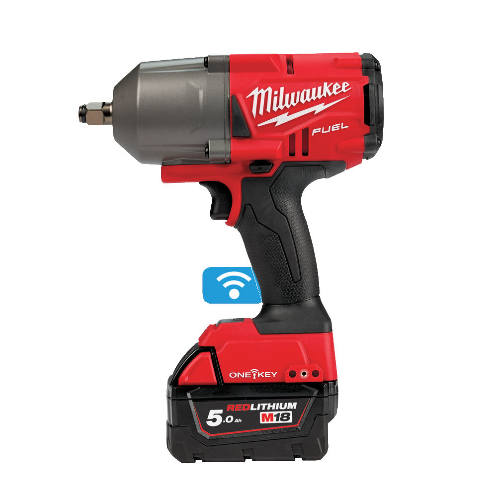 Llave de impacto M18 FUEL SIN ESCOBILLAS ONE KEY, 1/2&quot; con anillo 1356Nm, desapriete 1898Nm, Red Lithium 5,0Ah con HD BOX