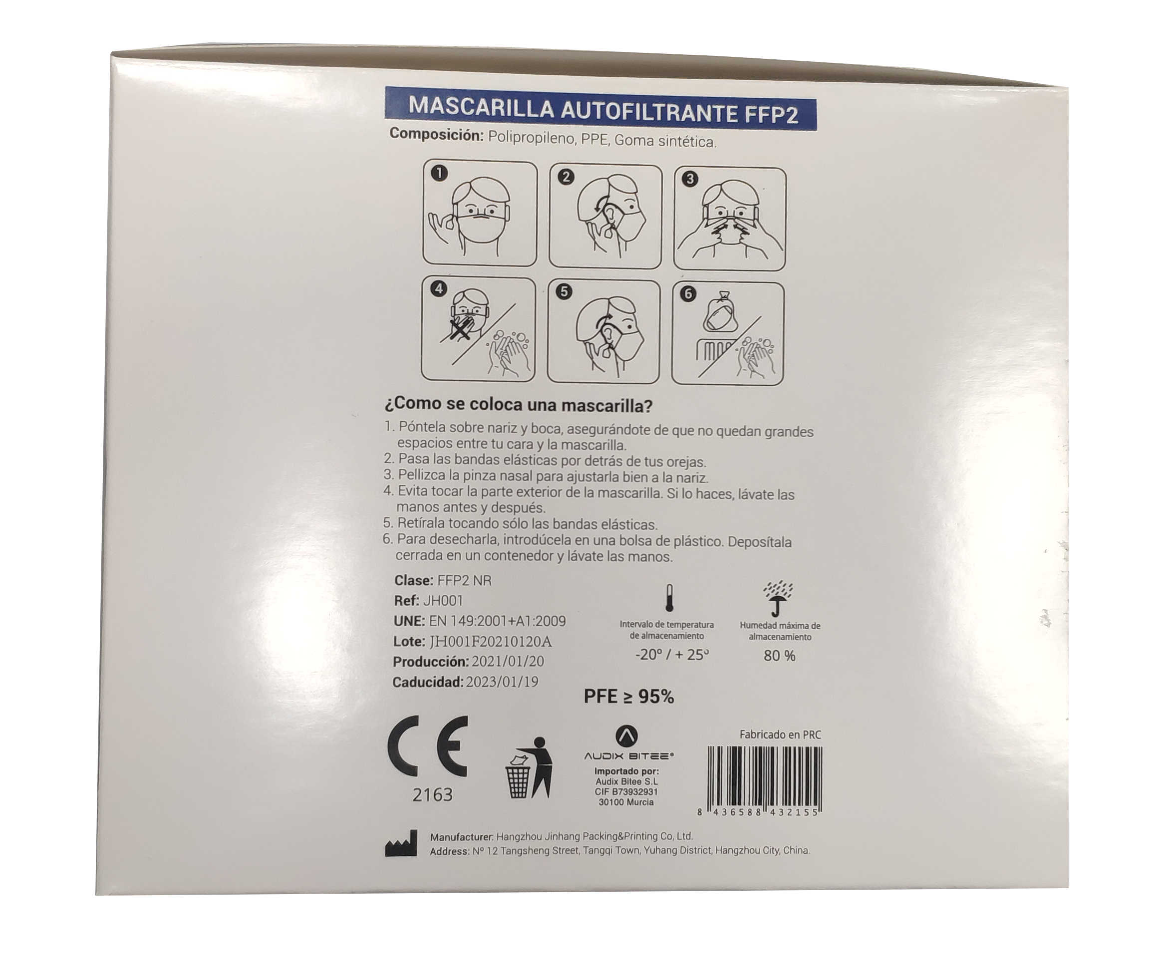 MASCARILLA FFP2 AZUL