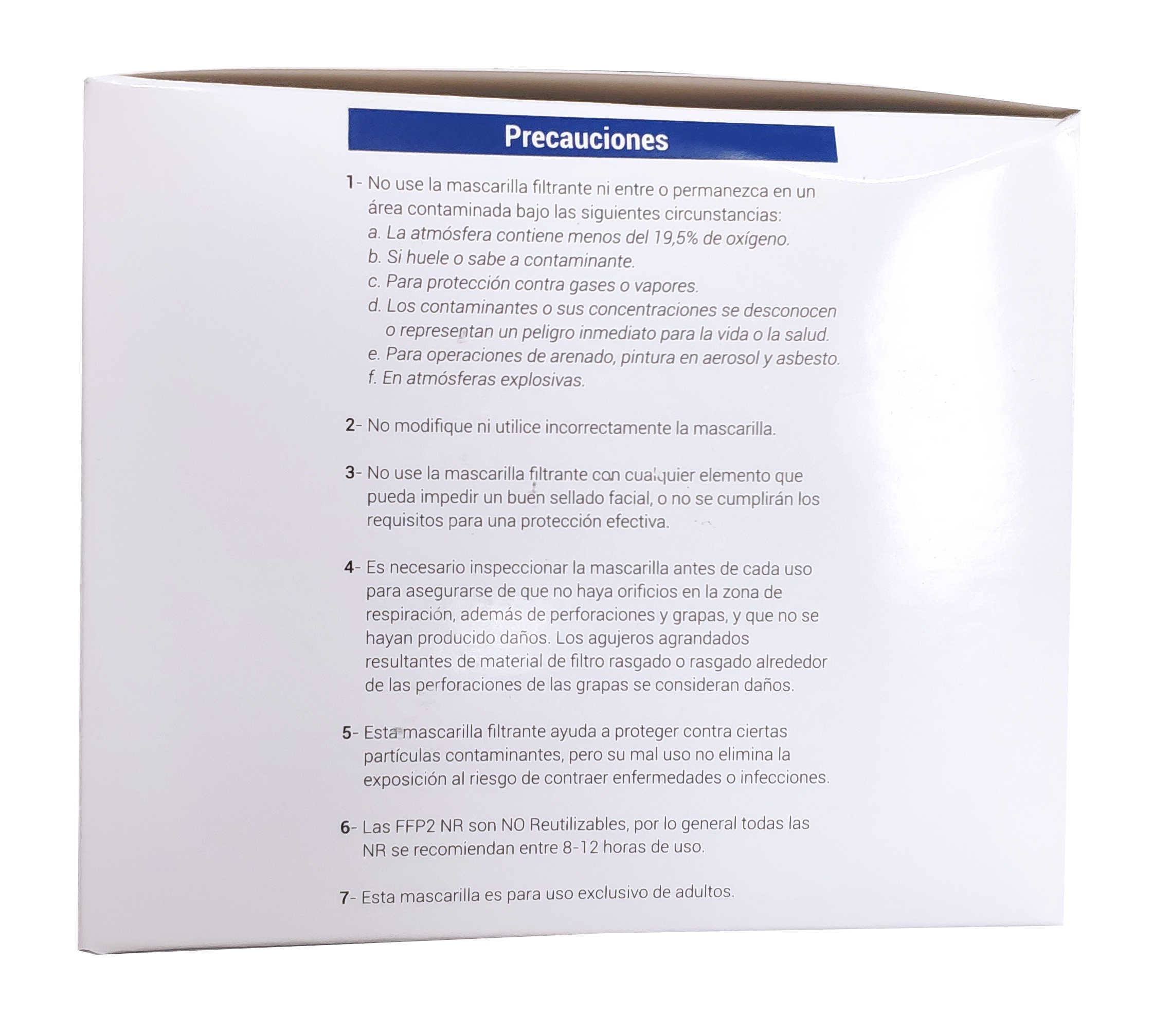 MASCARILLA FFP2 AZUL