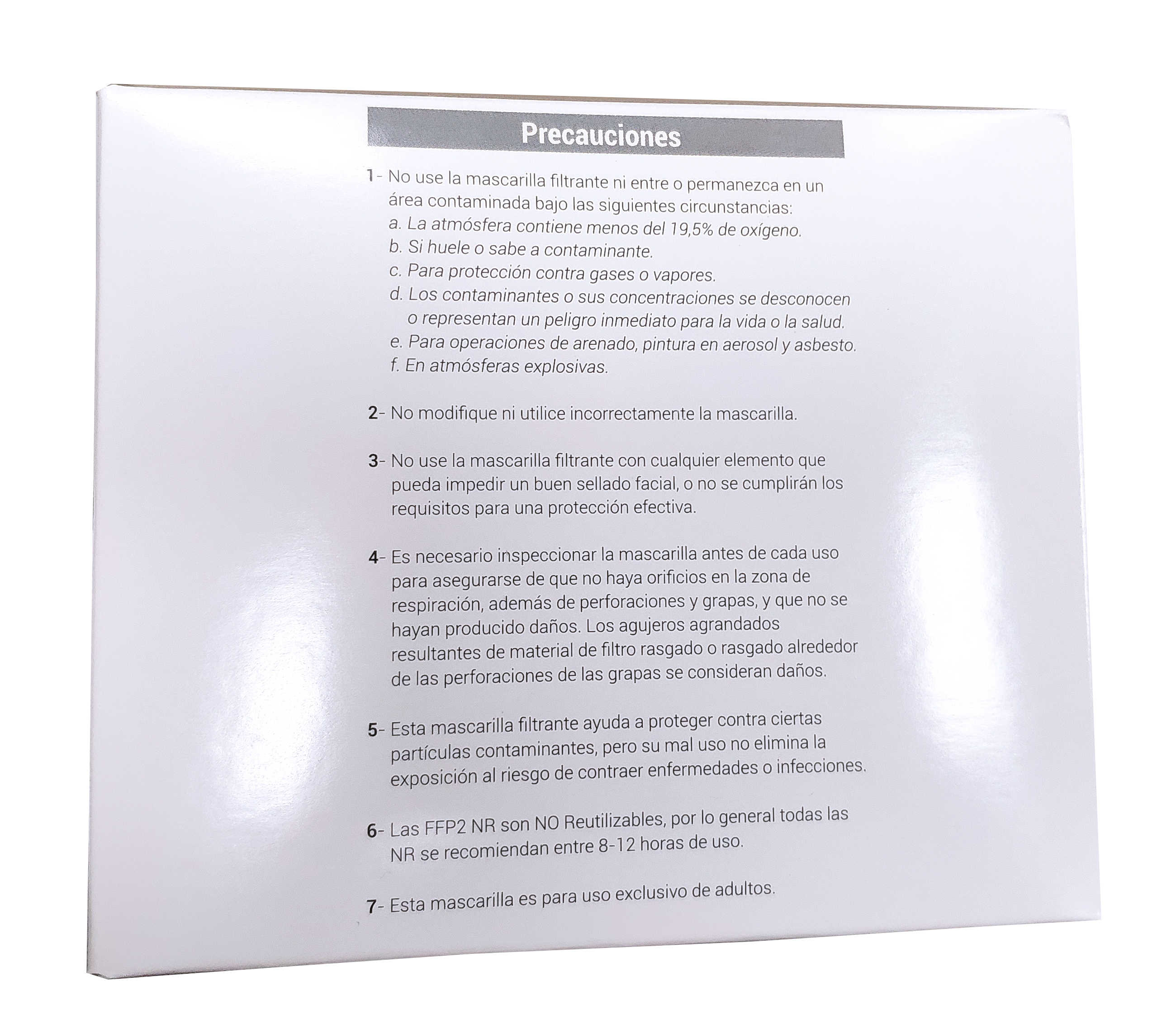 MASCARILLA FFP2 GRIS