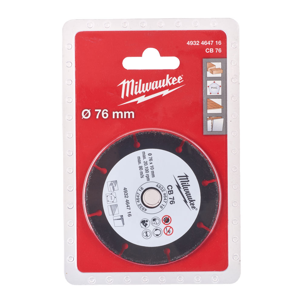 Disco con grano de TCT de 76mm