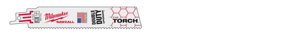 Hoja Sable THE TORCH 150mm 14Tpi - 5uds