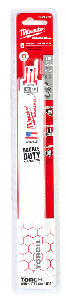Hoja Sable THE TORCH 230mm 18Tpi - 5uds