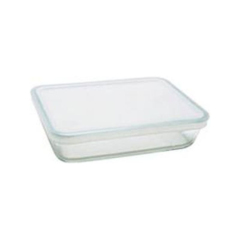 HERMETICO ALIMEN. RECT 2,7LT C/TAPA R 243 BORISILIC PYREX   