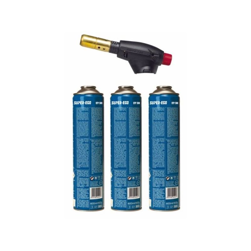 SOPLETE A GAS CARTUCHO PIEZO 3B ROFIRE SUPER EGO            
