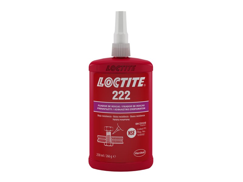 LOCTITE 222 EPIG FIJADOR BAJA RESISTENCIA Botella  250 ml
