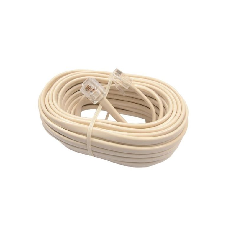 CABLE TELEFONIA 7,5MT LISO AXIL M-M TL-52-E 7,5 MT          