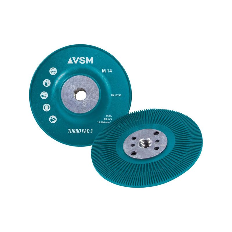 Plato apoyo TURBO PAD 3  M14 125mmVSM