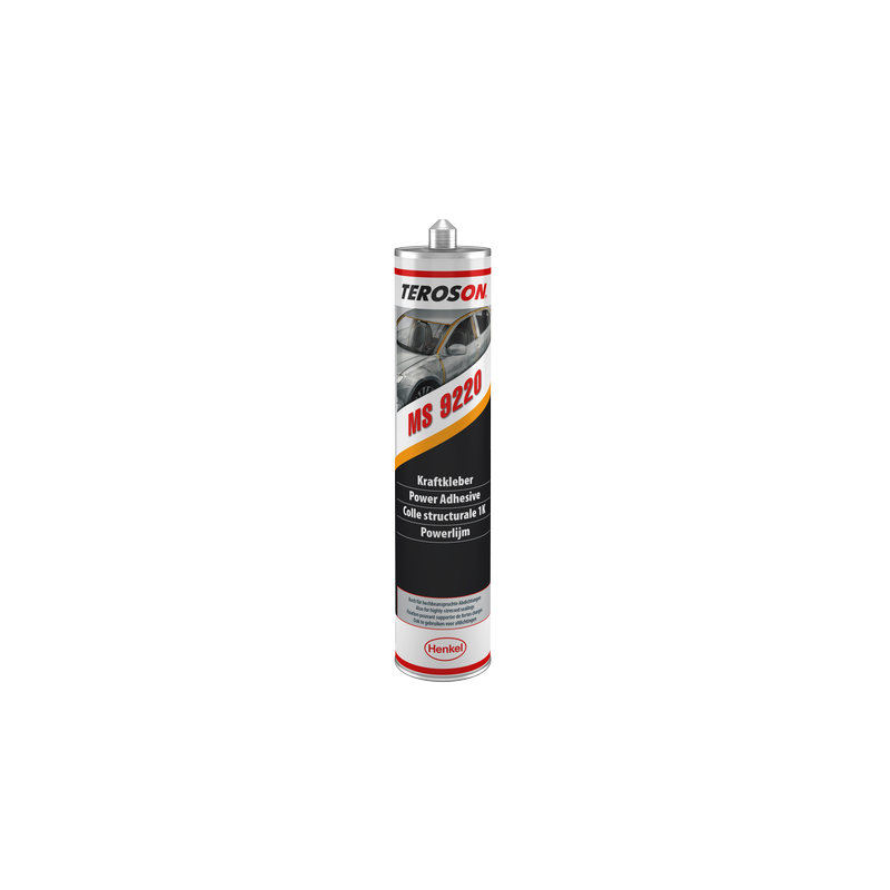 TEROSON MS 9220 EPIG ADHESIVO ELÁSTICO NEGRO Cartucho  310 ml
