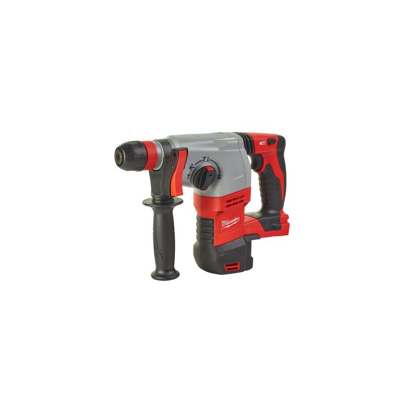 HD18HX-0 Martillo combinado SDS-Plus M18™, 4 modos, 2,4J de energía de impacto, capacidad máxima 24mm, vibración de cincelado 7,4m/s², 4200bpm, FIXTEC™. Se suministra en versión cero, sin baterías ni cargador