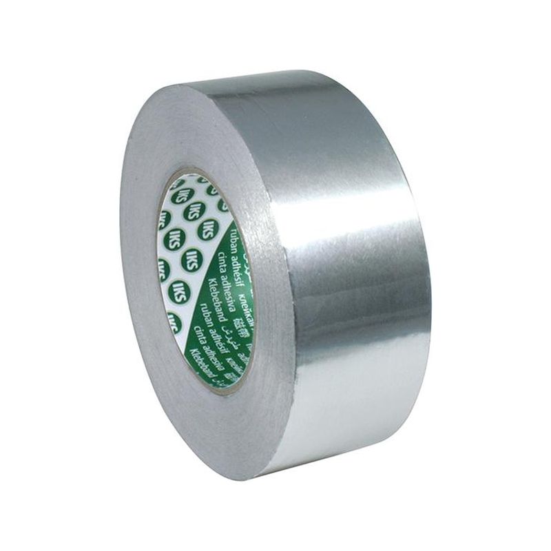 Cinta de aluminio        sin lámina 50m x 50mm