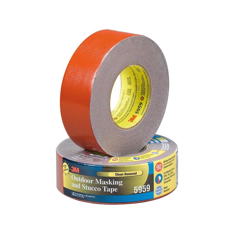 5960 Cinta adhesiva tejido Premium50mmx22,8m rojo