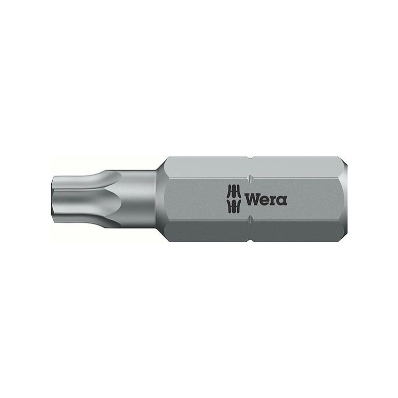 Punta 1/4&quot; DIN3126 C6,3 IP10x25mm alta tenacidadWera