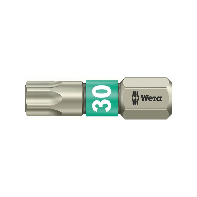 Punta 1/4&quot; DIN3126 C6,3 T30x25mm inoxidable Wera