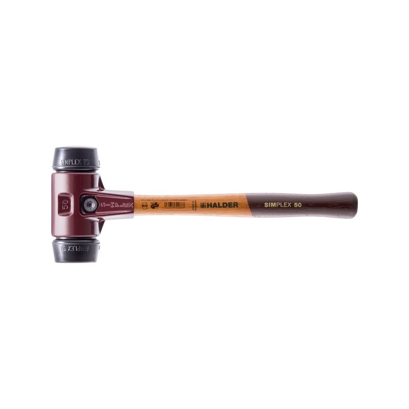 Martillo de seguridad SIMPLEX goma 50 mm Halder