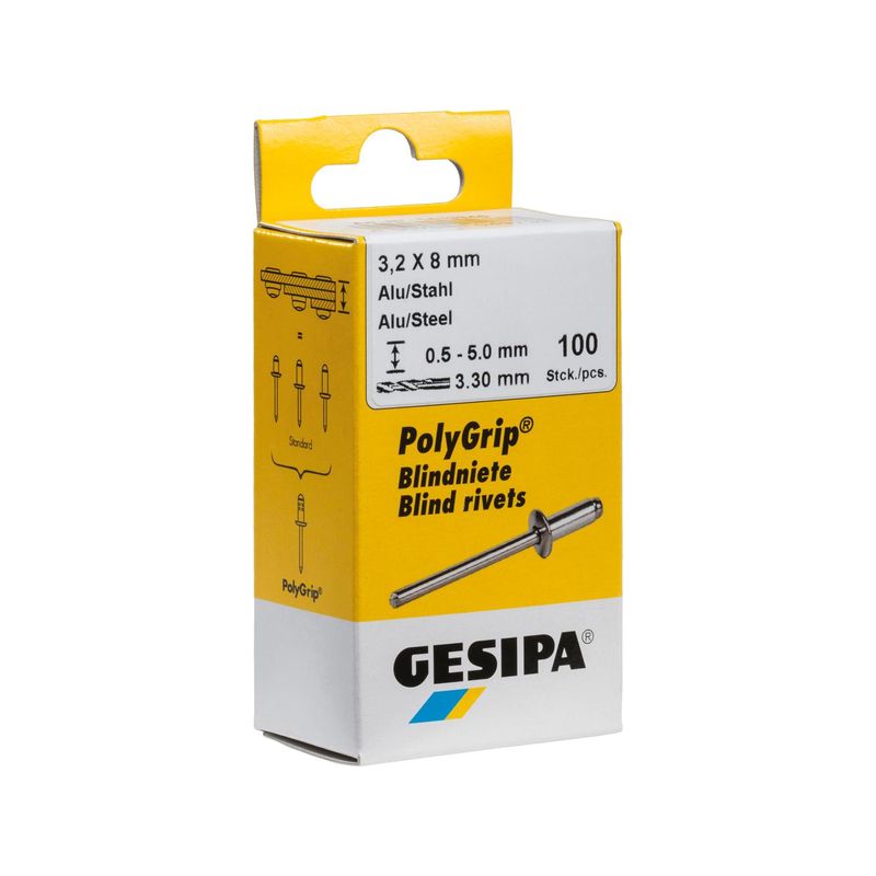 Mini-Pack remache ciego Al 5x 6mm 50uds. Gesipa