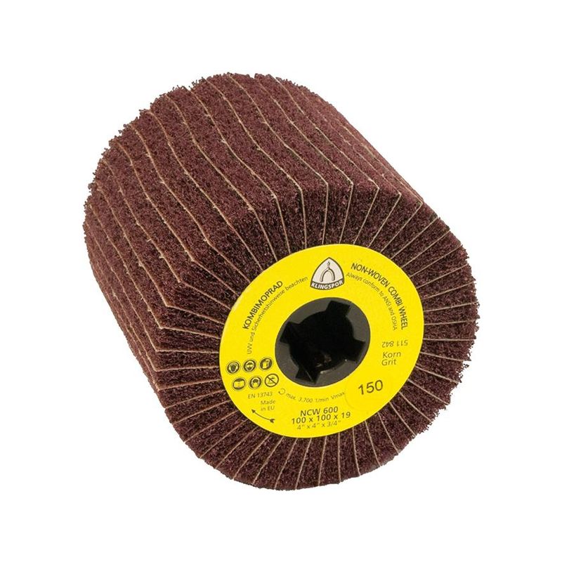Abanico abras.NCW600 K80 100x100x19mm Klingspor