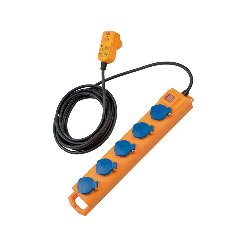 Distribuidor de tomas de 5 tomas H07RN-F3G1,5 5m brennenstuhl