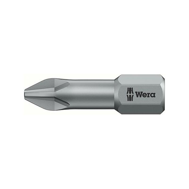 Punta 1/4&quot; DIN 3126 C6,3PH 2x25mm TZWera