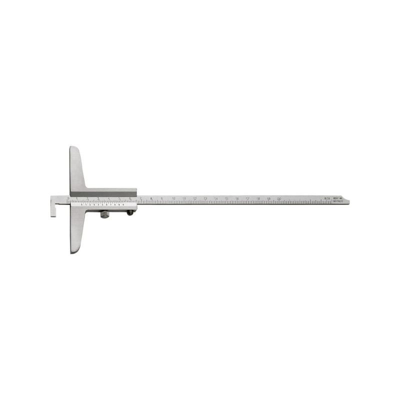 Pie rey profundidad con barra medicion rebajada200mm 1/50 FORTIS