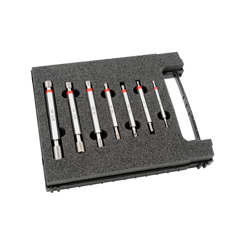 Kit tampon de rosca pasa/no pasa6H M3-M12 FORMAT
