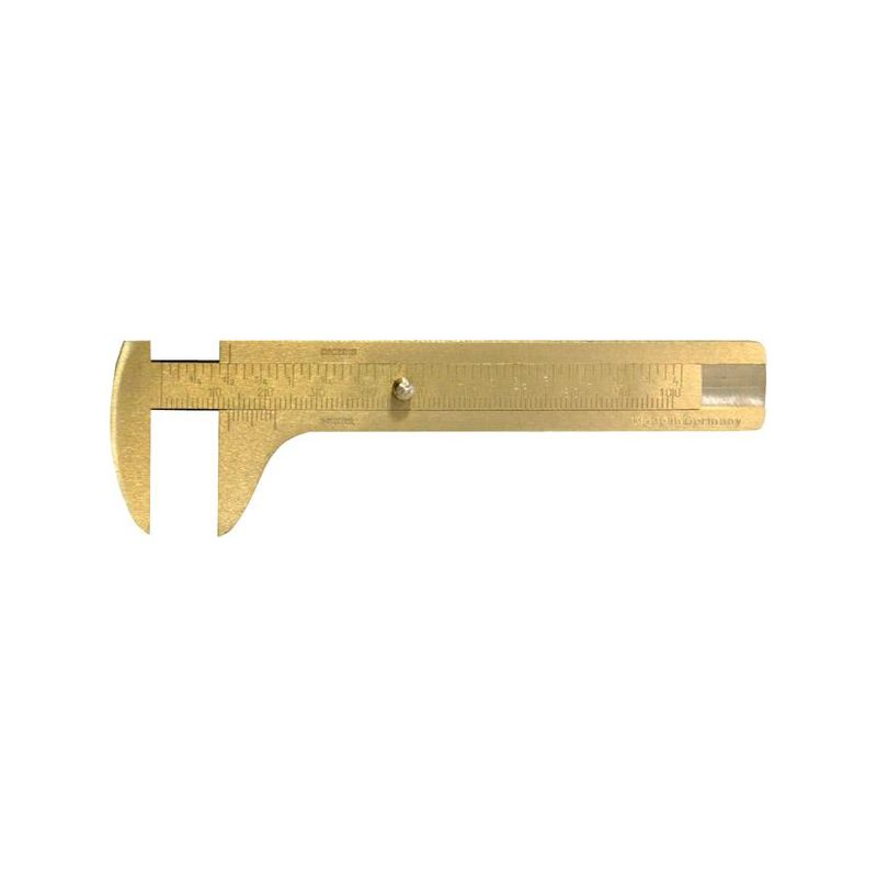 Pie de rey pequeno laton 100mm FORTIS