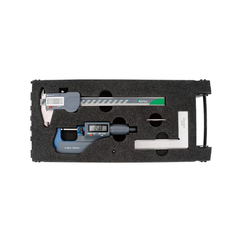 Jgo instrumentos medicion 3 pzasdigital FORTIS