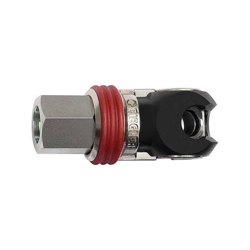 Acoplamiento de seguridadgiratorio acero pasonominal 7,2mm roscahembra G1/4&quot; RIEGLER