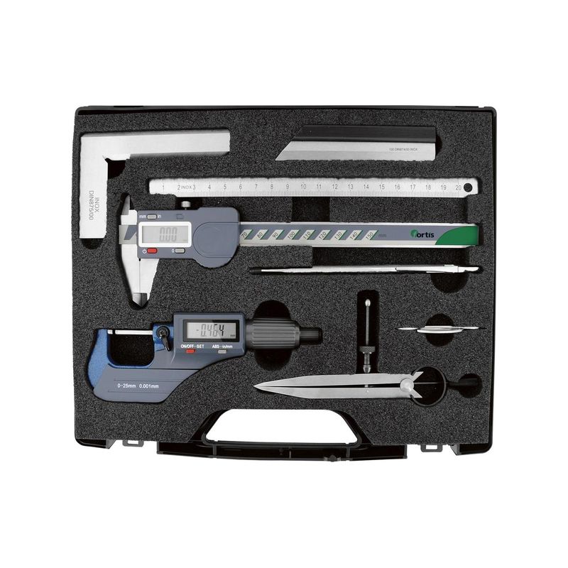 Jgo instrumentos medicion 7 pzasdigital FORTIS