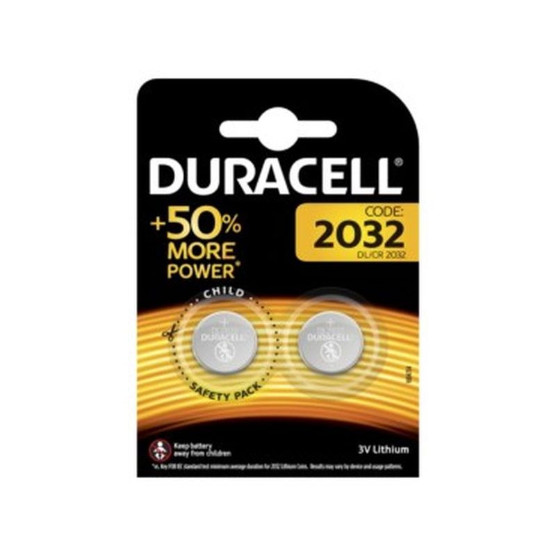 PILA BOTON 2032 DURACELL 2 PZ