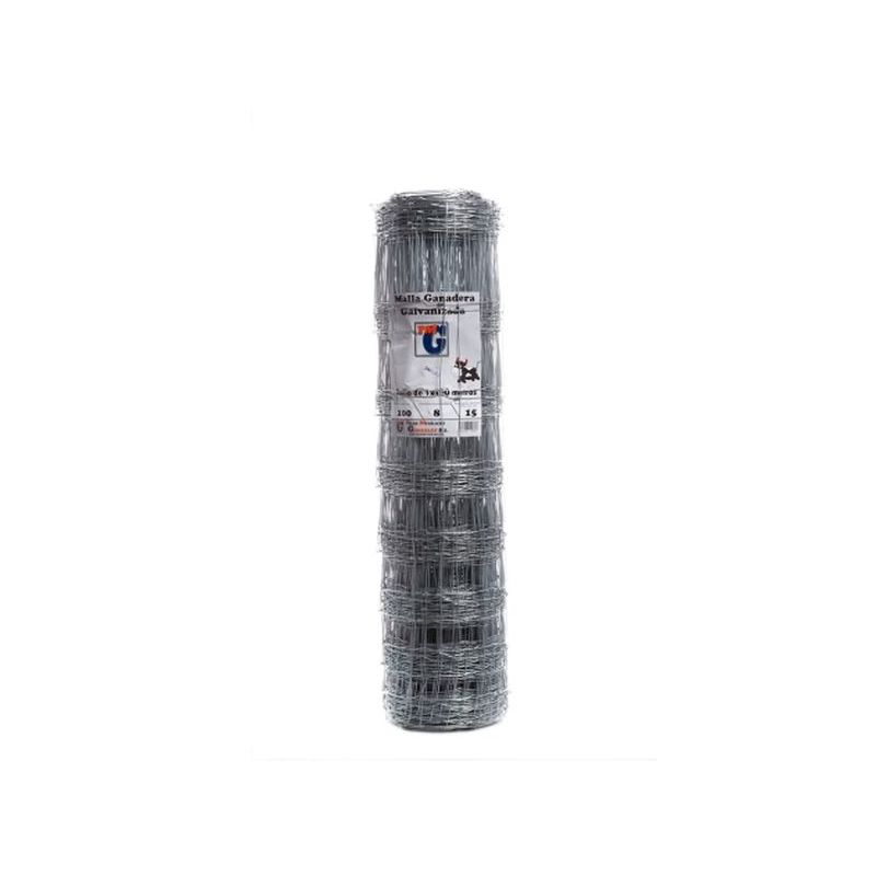 MALLA CERC ANUDADA 1,0X50MT AC GALV 100-08-15 TMG