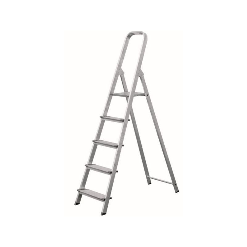 ESCALERA DOM TIJERA 0,87MT 4 PELDAÑOS ANCH ALU VIVAHOGAR