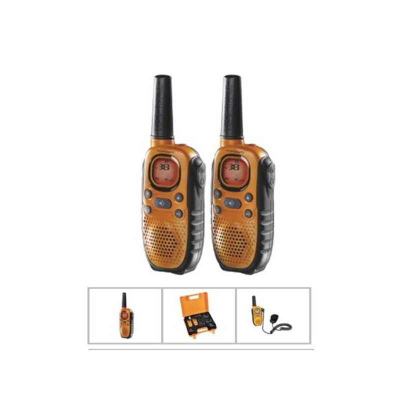 WALKIE TALKIE VIG. CARG.BAT 8C 10KM ALC TOPCOM 2 PZ