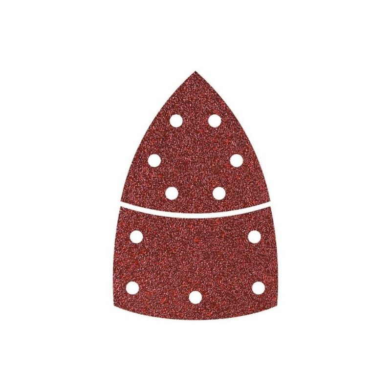HOJA LIJA WOLFCRAFT ESMERIL TRIANG 095 MM GR80 ADH MA 10 PZ