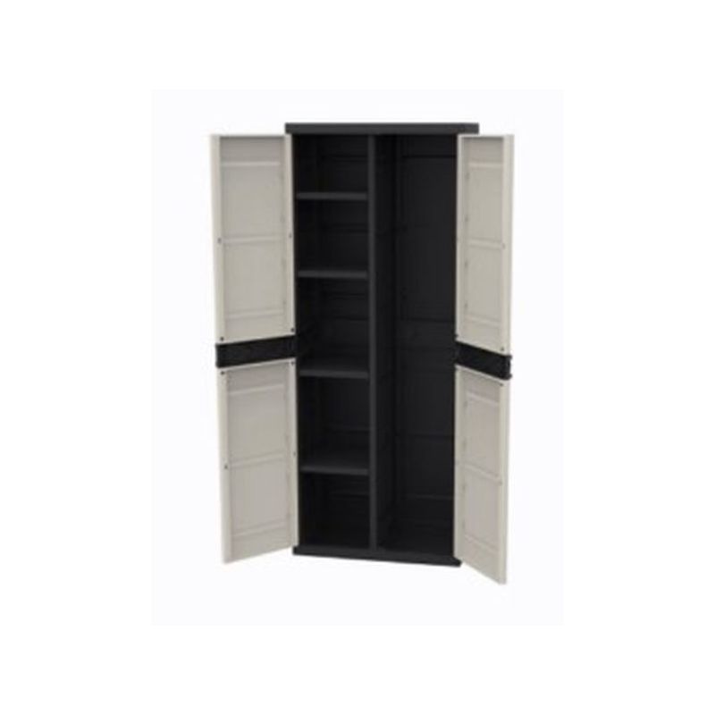 ARMARIO ORDEN 70X44X176CM 4B NEG/BEI RES MO PLASTIKEN