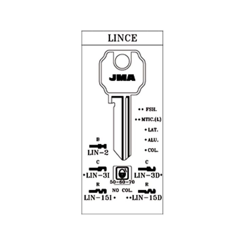 LLAVE CILINDRO EN BRUTO JMA AC LIN-2