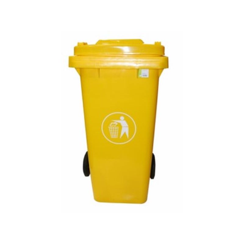 CONTENEDOR BAS. 240 LT C/RUED NATUUR PL AMARILLO TAPA NT1258