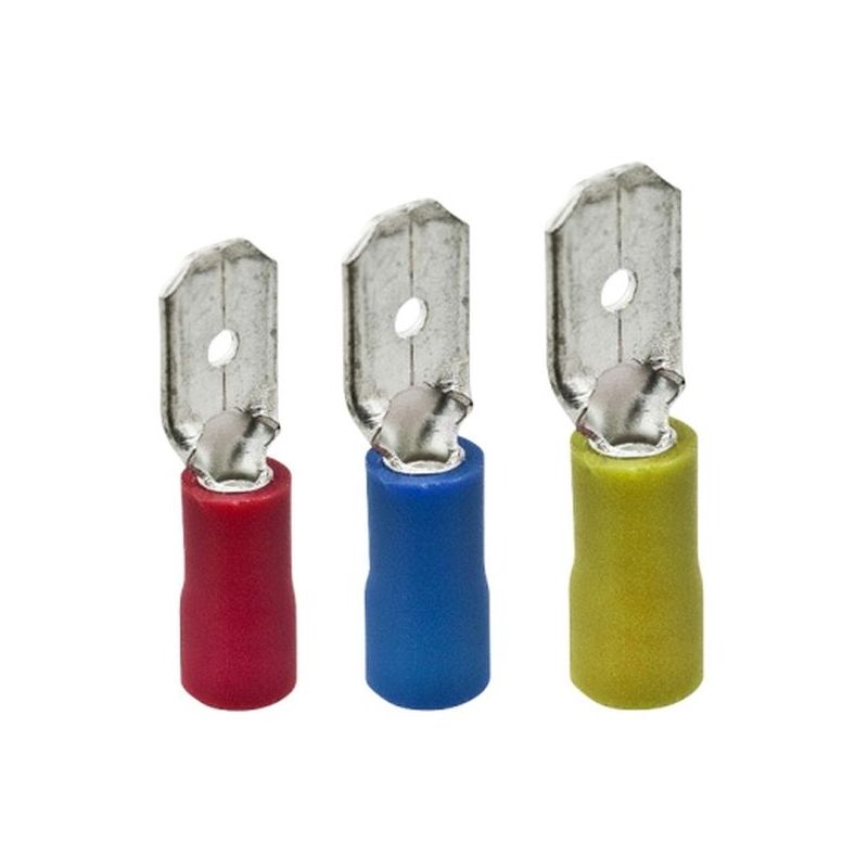 TERMINAL ELEC AZUL FASTON MACHO AZ HEPOLUZ 10 PZ