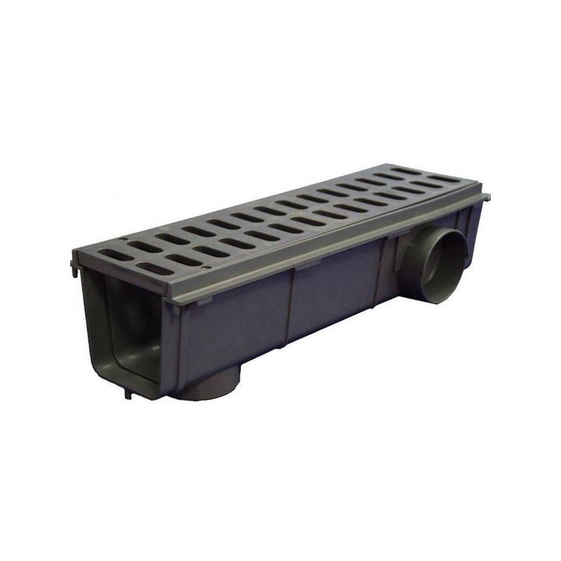 CANALETA EVAC REJ 500X130X130MM 90 PVC GR T-130G HIDROT