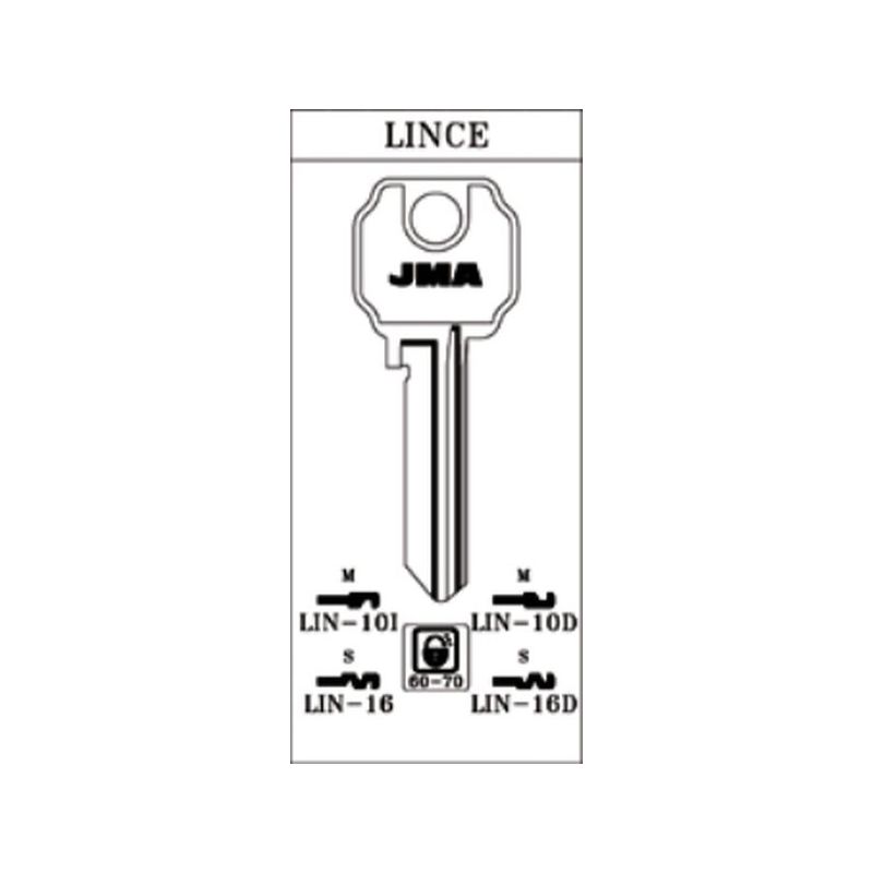 LLAVE CILINDRO EN BRUTO JMA AC LIN-16