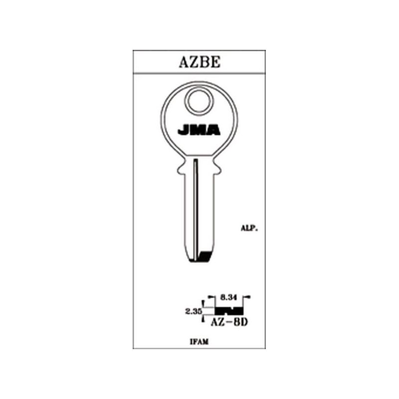 LLAVE PUNTOS EN BRUTO JMA ALPACA AZ-8D