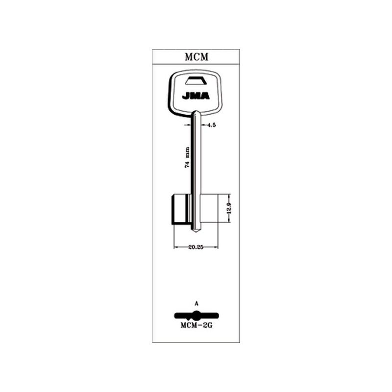 LLAVE DE GORJA EN BRUTO JMA LAT MCM-2G