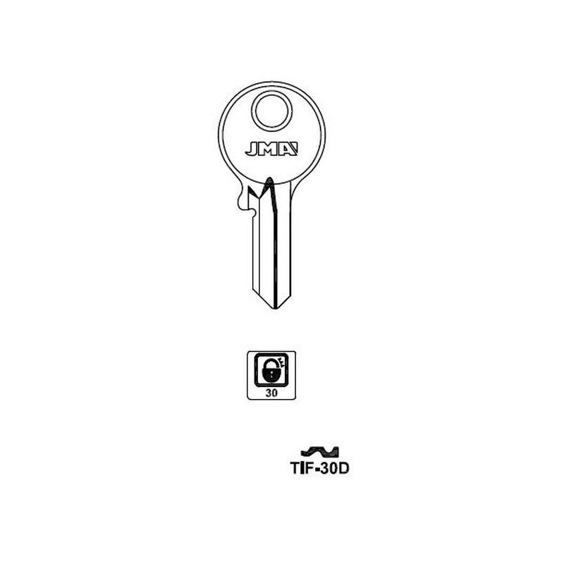 LLAVE CILINDRO EN BRUTO JMA AC TIF-30D