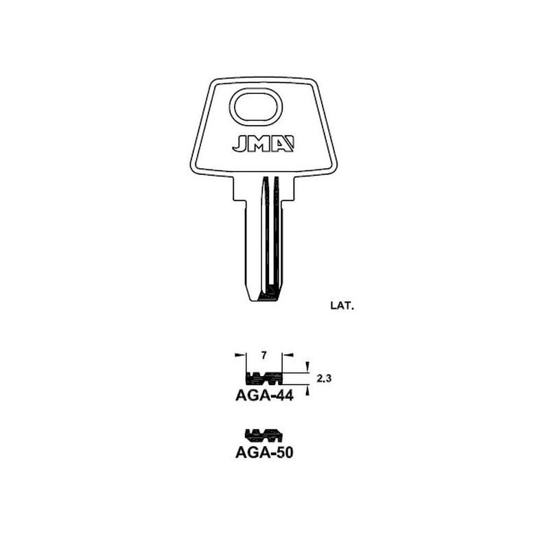 LLAVE PUNTOS EN BRUTO JMA LAT AGA-50